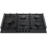 Газовая варочная панель "Hofmann VETRO CTV951BG-1/HF" (Черная)