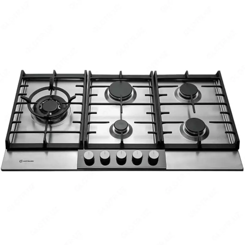 Газовая варочная панель "Hofmann MIRROR CTM951MGIX/HF" (Серебристая)