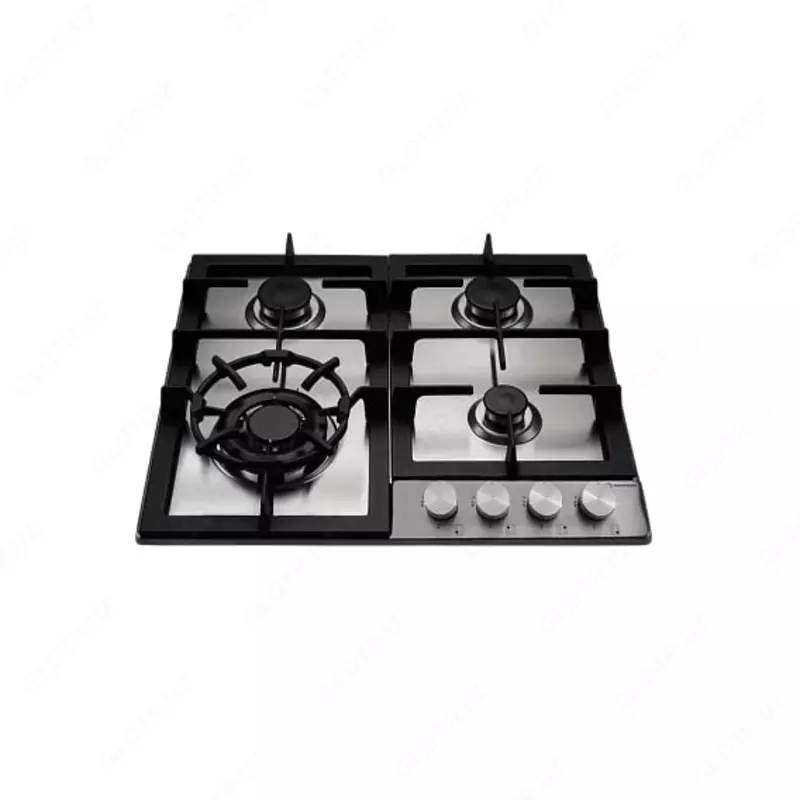 Газовая варочная панель "Hofmann PANACEA CTS641BTIX-1/HF" (Серебристая)