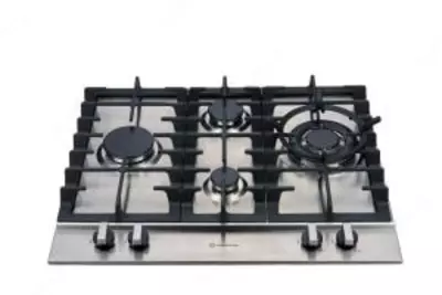 Газовая варочная панель "Hofmann PANACEA CTBS641CTRIX/HF" (Серебристая)