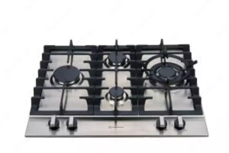 Газовая варочная панель "Hofmann PANACEA CTBS641CTRIX/HF" (Серебристая)