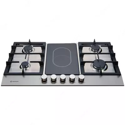 Комбинированная варочная панель "Hofmann PANACEA CTBS941CCO/HF" (Серебристая)