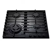 Газовая варочная панель "Hofmann BASIC CTBS641CBFG-1/HF" (Черная)