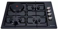 Комбинированная варочная панель "Hofmann BASIC CTBS631BKS/HF" (Черная)