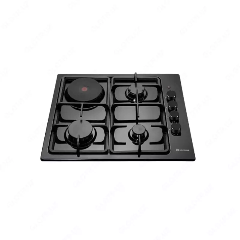 Комбинированная варочная панель "Hofmann BASIC CTBS631BKS/HF" (Черная) - 1 996 500 сум
