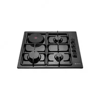 Комбинированная варочная панель "Hofmann BASIC CTBS631BKS/HF" (Черная) - 1 996 500 сум