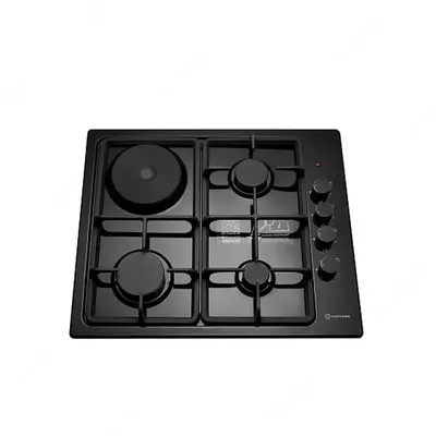 Комбинированная варочная панель "Hofmann BASIC CTBS631CBKS/HF" (Черная)