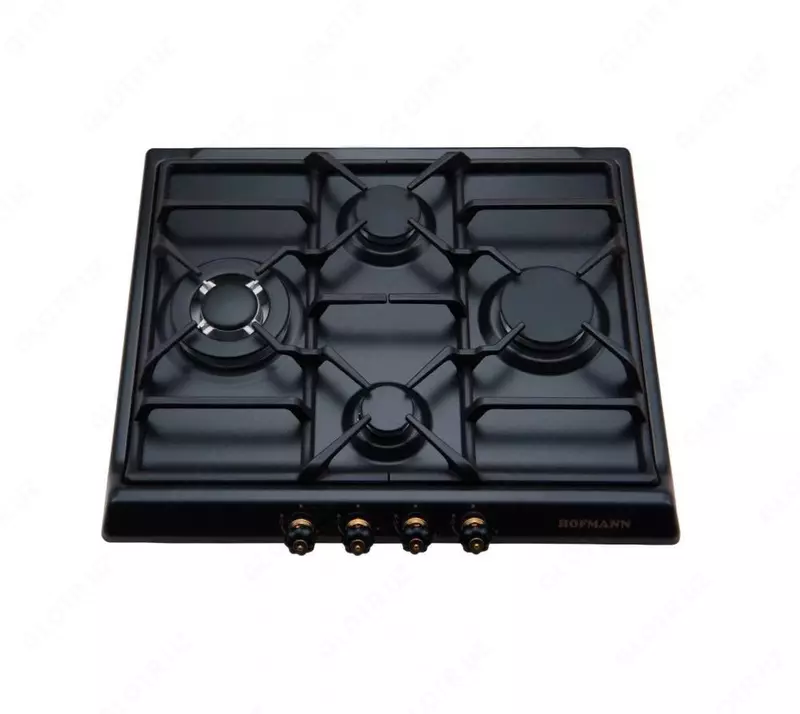 Газовая варочная панель "Hofmann NOSTALGIA CH641TR(AN)/HF" (Антрацит)