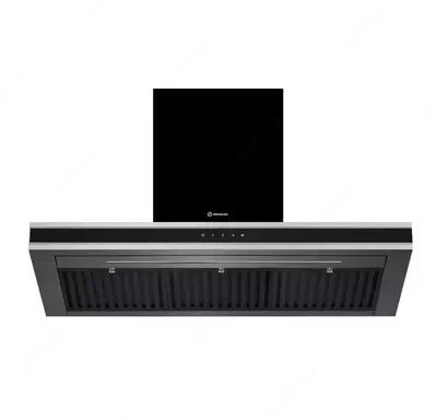 Вытяжка Hofmann "BASIC HB90BGM/HF" (Черный/стальной)
