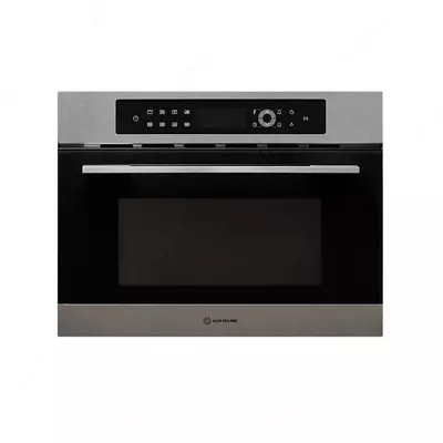 Микроволновая печь Hofmann "NUOVO MWN38S/HF" (Черная/Стальная)