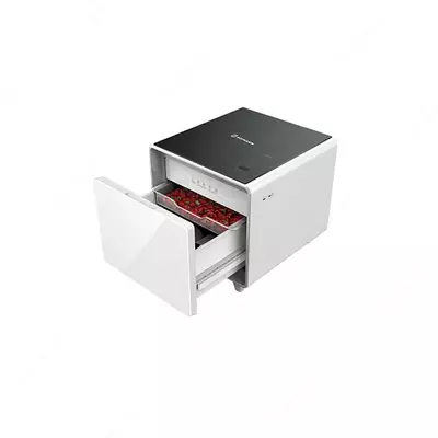 Бытовой мини-холодильник "Hofmann MR-30WH/HF" (Черный/Белый)