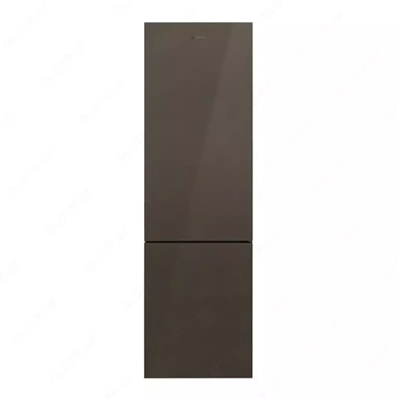Бытовой двухкамерный холодильник "Hofmann RF360CDMG-1/HF" (Коричневое стекло) Турция