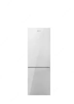 Бытовой двухкамерный холодильник "Hofmann RF324CDWG-1/HF" (Белое стекло) Турция