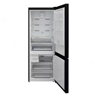 Ikki kamerali maishiy muzlatgich "Hofmann HR-492BG/HF" (Qora) Turkiya