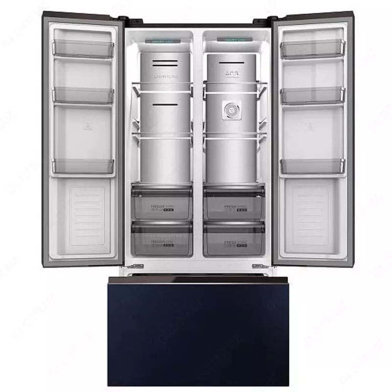 Бытовой двухкамерный холодильник "Hofmann RF503ADBLG/HF" (Синее стекло) - 15 125 000 сум