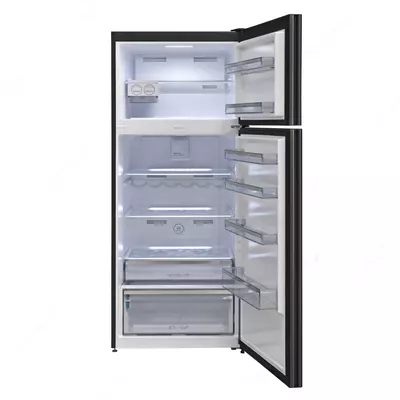 Ikki kamerali maishiy muzlatgich "Hofmann RF510CDBK/HF" (Qora) Turkiya