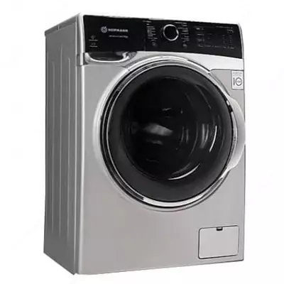 Стиральная машина автомат "Hofmann HW-814-2TDDG" (Серебристо/Черная) 8 кг