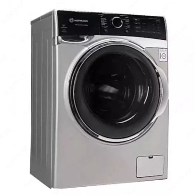 Стиральная машина автомат "Hofmann HW-814-2TDDG" (Серебристо/Черная) 8 кг