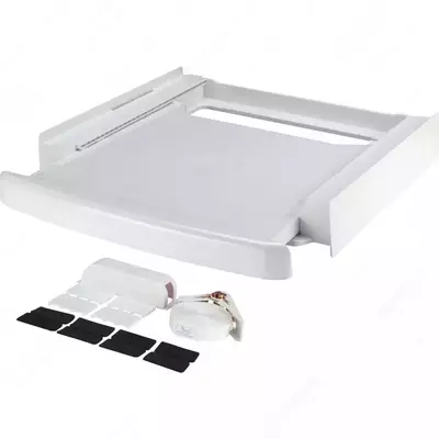 Kir yuvish mashinasi va quritgich uchun "Stacking Kit-2" ulagichi (Oq)