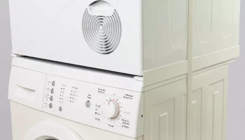 Kir yuvish mashinasi va quritgich uchun "Stacking Kit-2" ulagichi (Oq)