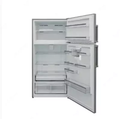 Бытовой двухкамерный холодильник с диспенсером "Vestel RM850TF3E-LWD" (Серый) Турция