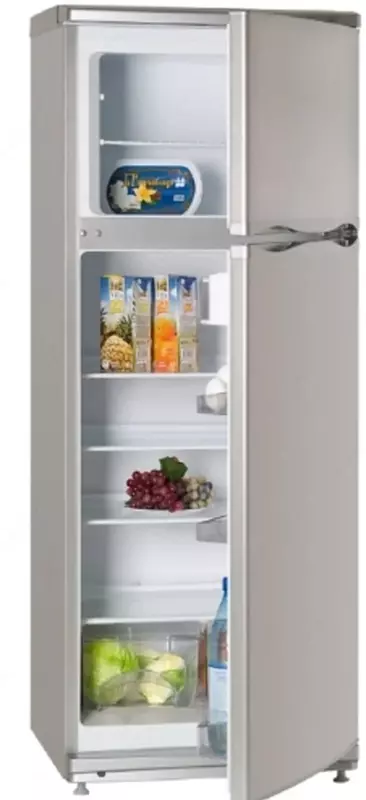 Бытовой двухкамерный холодильник "Атлант МХМ-2835-90" (Стальной)