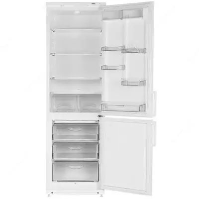 "Atlant ХМ-4024-000" maishiy ikki kamerali muzlatgich (Oq)