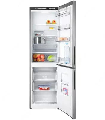 "Atlant XM-4624-xxx" maishiy ikki kamerali muzlatgich (po'lat)