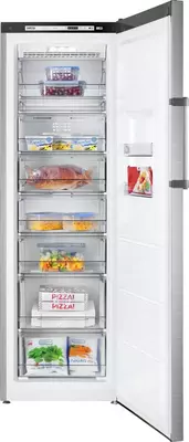 Вертикальный морозильник "Атлант М 7606-140-N" (Нержавеющая сталь) 278 л