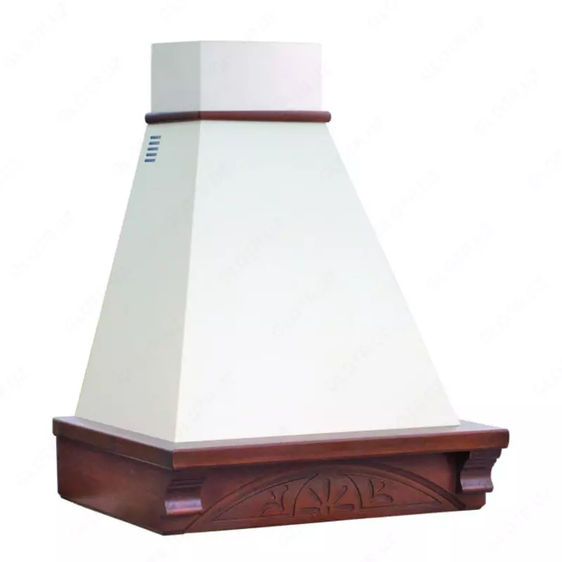 Дизайнерская Вытяжка "Dolche Vita" (Белая/коричневая)