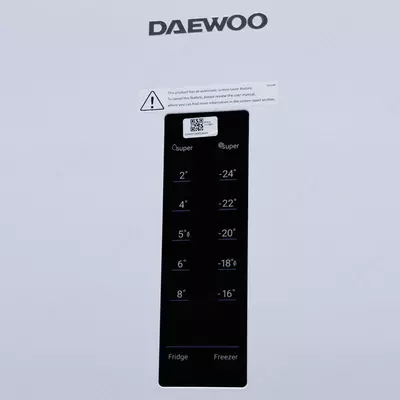 Ikki kamerali uy muzlatgichi "Daewoo FKM367FWRO" (Oq)
