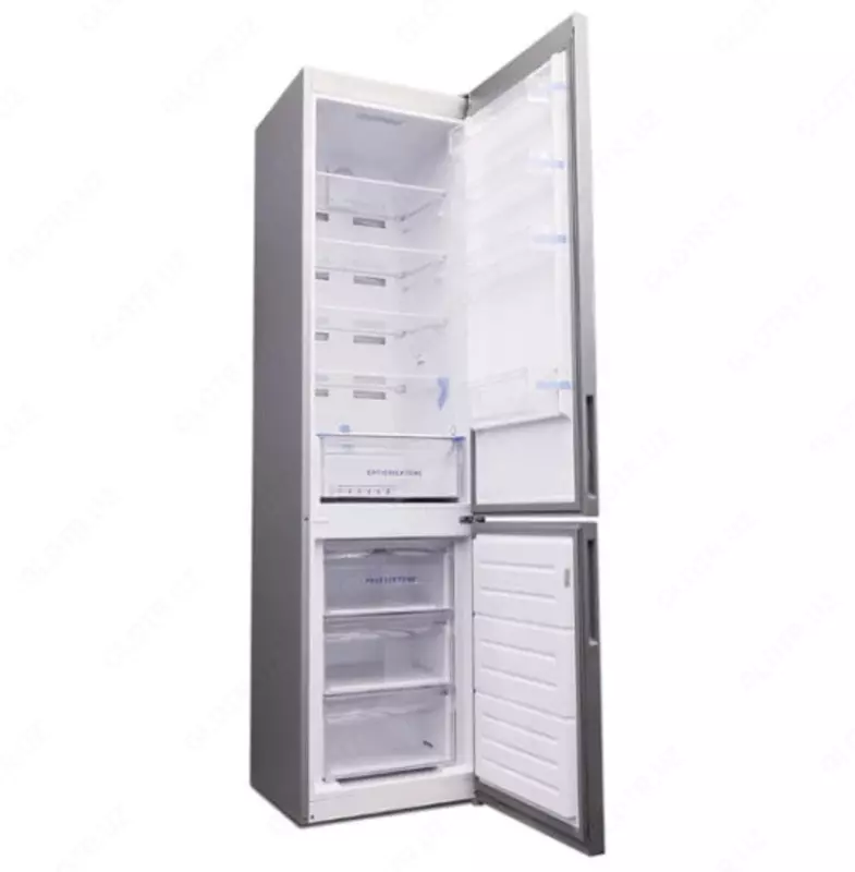 Бытовой двухкамерный холодильник "Daewoo FKM295FLТO" (Стальной)