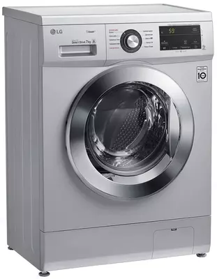 Стиральная машина автомат "LG F2J3HS4L" (Серебристая) 6 кг