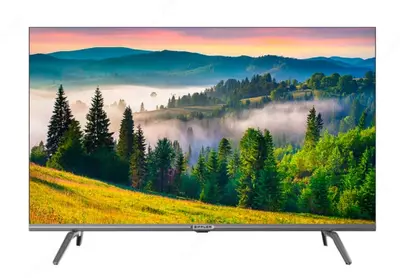 Телевизор "ZIFFLER 43A700F" FHD Smart TV, Android TV (Серебристый)