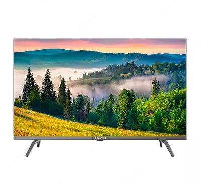 Телевизор "ZIFFLER 50А900U" 4K Ultra HD Smart TV, Android TV (Серебристый)
