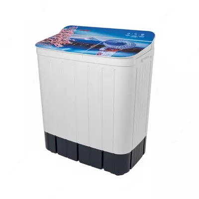 Стиральная машина полуавтомат "SHIVAKI Abstract TG70FP-02" (Белая/декор) 7 кг