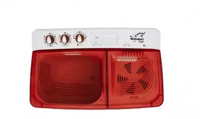 Стиральная машина полуавтомат "SHIVAKI TT80P" (Красная/белая) 8 кг