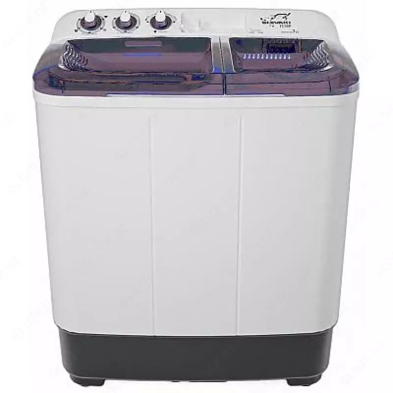 Yarim avtomatik kir yuvish mashinasi "SHIVAKI TT70P" (Kulrang/Oq) 7 kg