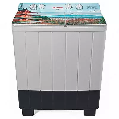 Стиральная машина полуавтомат "SHIVAKI Nature TG90P-02" (Белая/декор) 9 кг
