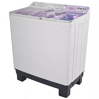 Стиральная машина полуавтомат "SHIVAKI Nature TG110FP-02" (Белая/декор) 11 кг