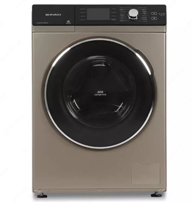 Стиральная машина автомат "Shivaki WF90L4505K" (Коричнево/золотистая) 9 кг