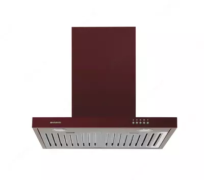 Вытяжка "Shivaki shape -1460 T" (Бордовая)
