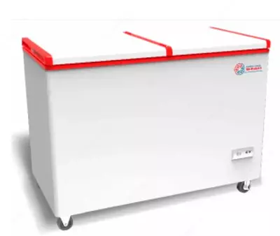 Морозильный ларь Импорт "SHIVAKI SFB130" Frigo cool (Белый/красный) 250 л