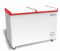 Ko'krak qafasidagi muzlatgich Import "SHIVAKI SFB130" Frigo cool (Oq/Qizil) 250 l - 3 436 400 so'm