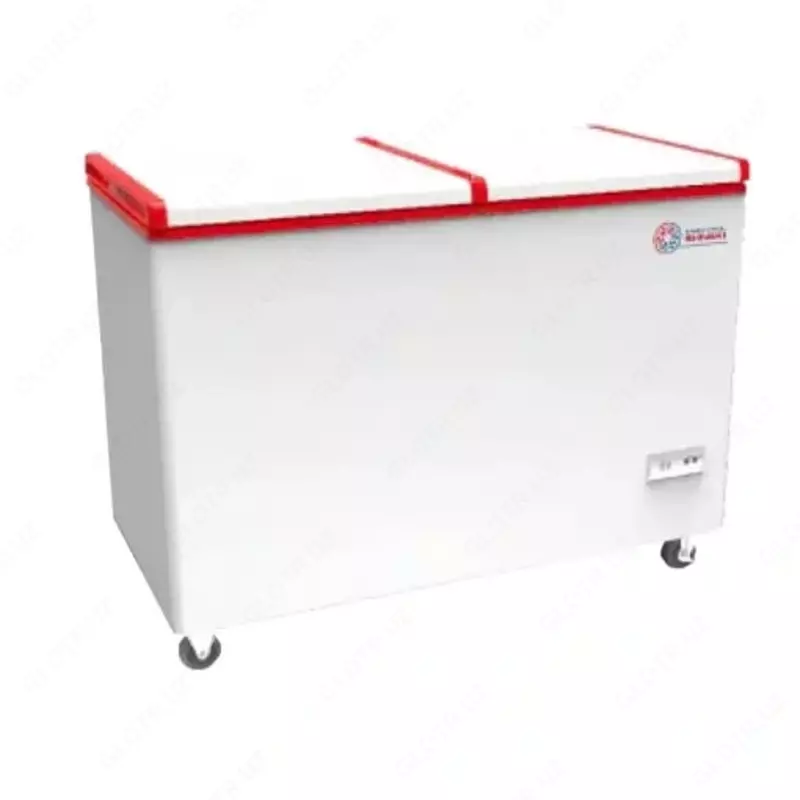Ko'krak qafasidagi muzlatgich Import "SHIVAKI SFB137" Frigo cool (Oq/Qizil) 330 l