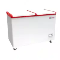 Морозильный ларь Импорт "SHIVAKI SFB137" Frigo cool (Белый/красный) 330 л - 4 259 200 сум
