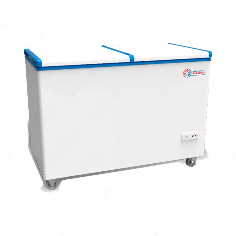Морозильный ларь Импорт "SHIVAKI SFB137" Frigo cool (Белый/синий) 330 л