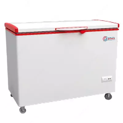 Морозильный ларь Импорт "SHIVAKI SFC137 " Frigo cool (Белый/красный) 330 л