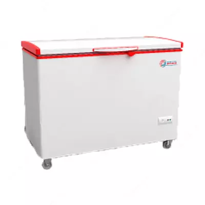 Морозильный ларь Импорт "SHIVAKI SFC137 " Frigo cool (Белый/красный) 330 л