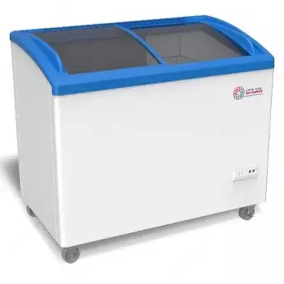 Ko'krak qafasidagi muzlatgich Import "SHIVAKI SFA139" Frigo cool (Oq/ko'k) 330 l